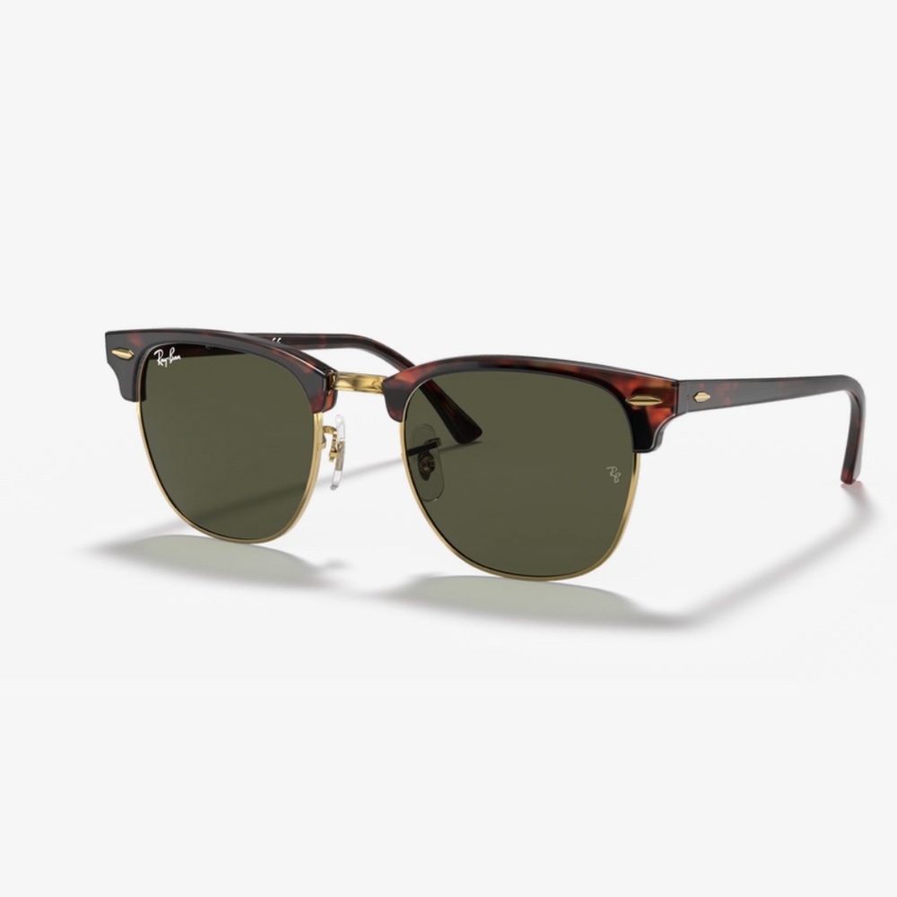 RAYBAN RB3016 Clubmaster Sunglasses In Tortoise